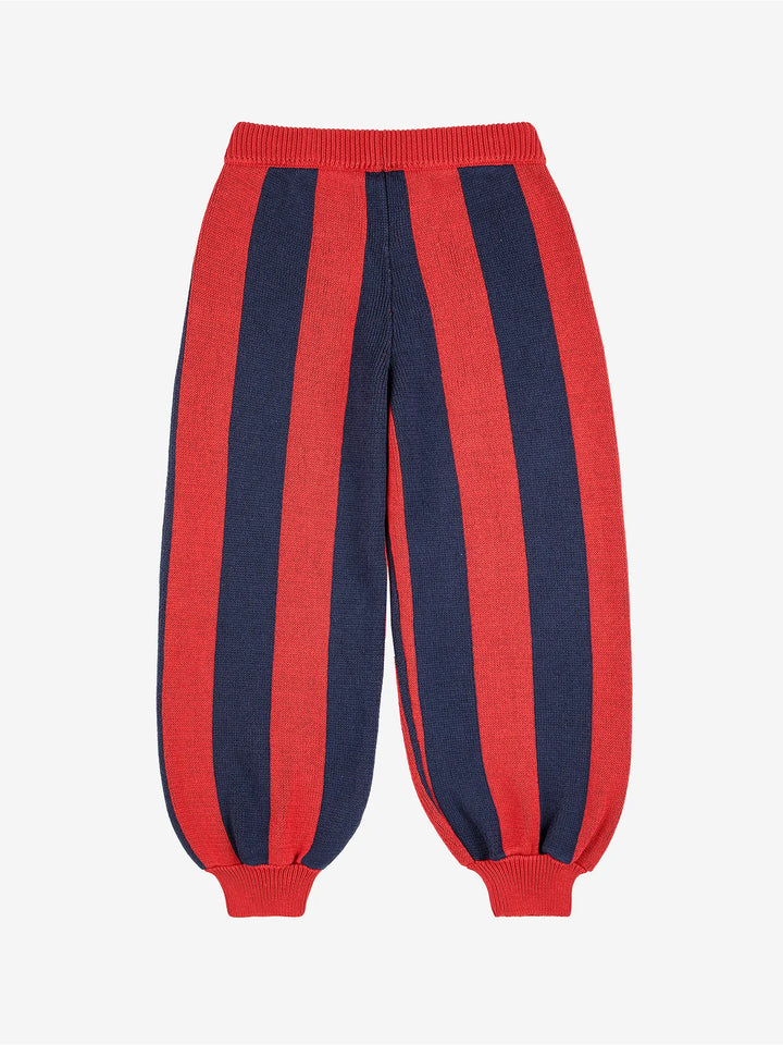 Striped knitted pants