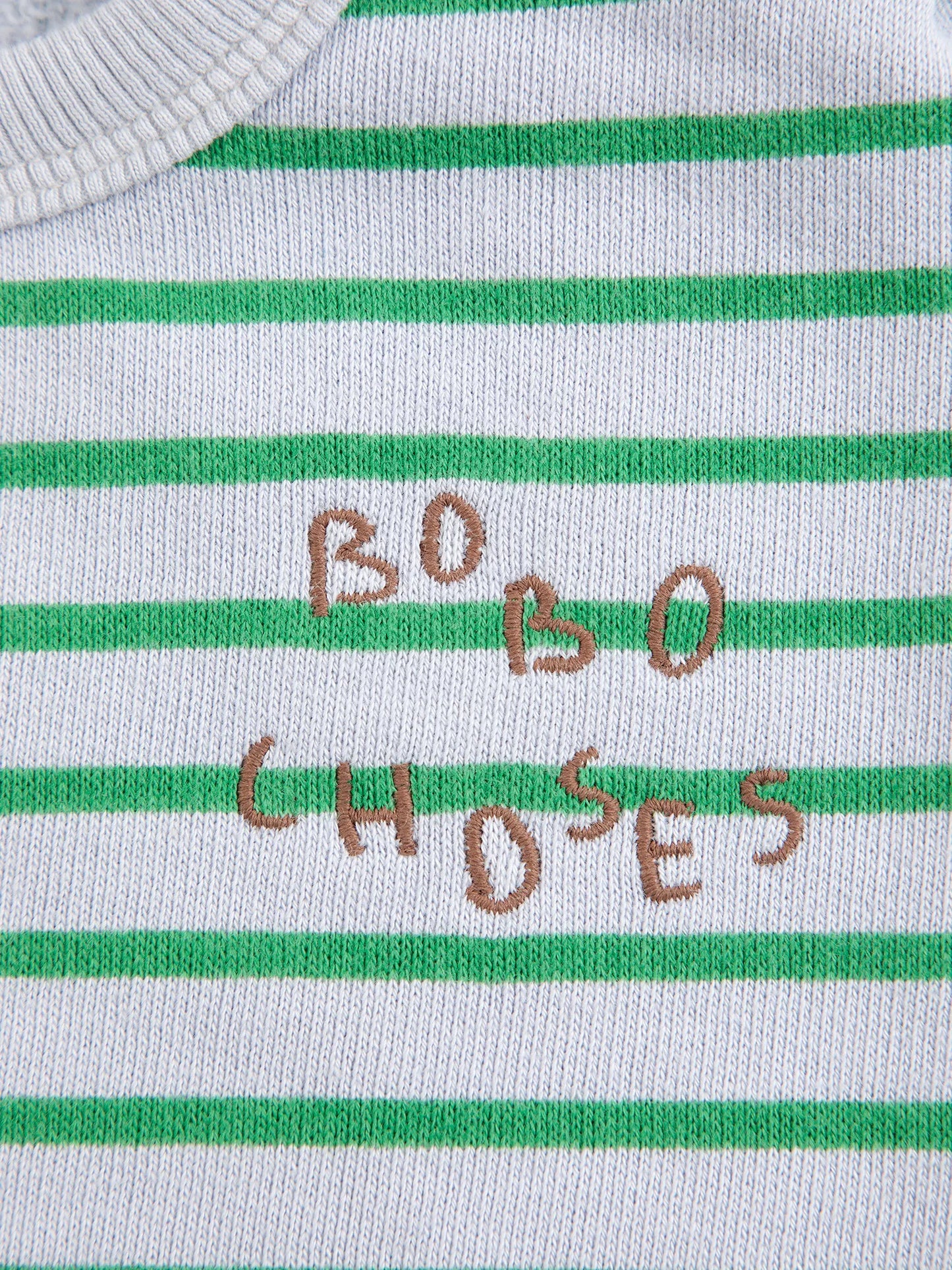 Bobo Choses blue stripes sweatshirt