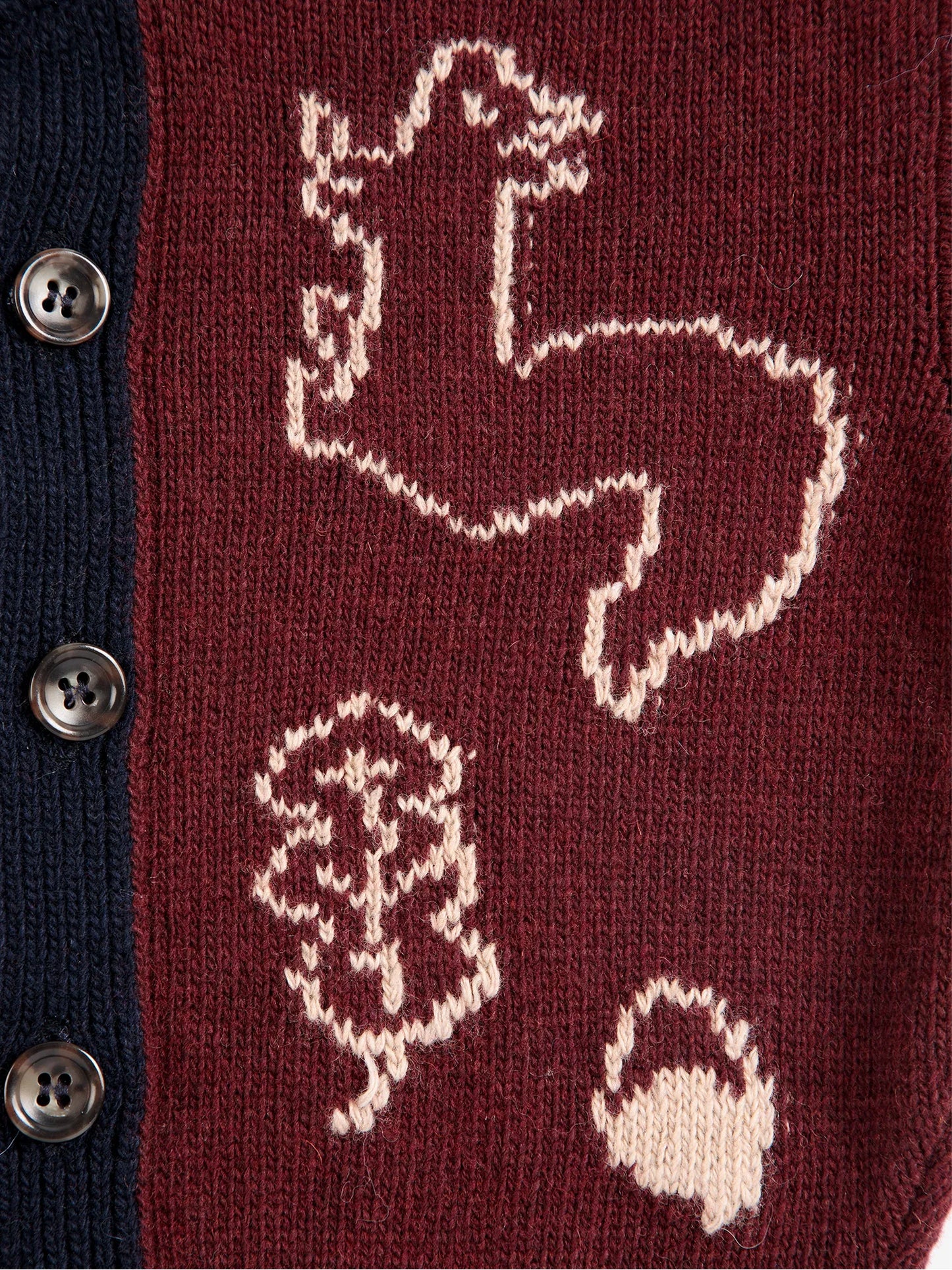 Forest Scene baby cardigan
