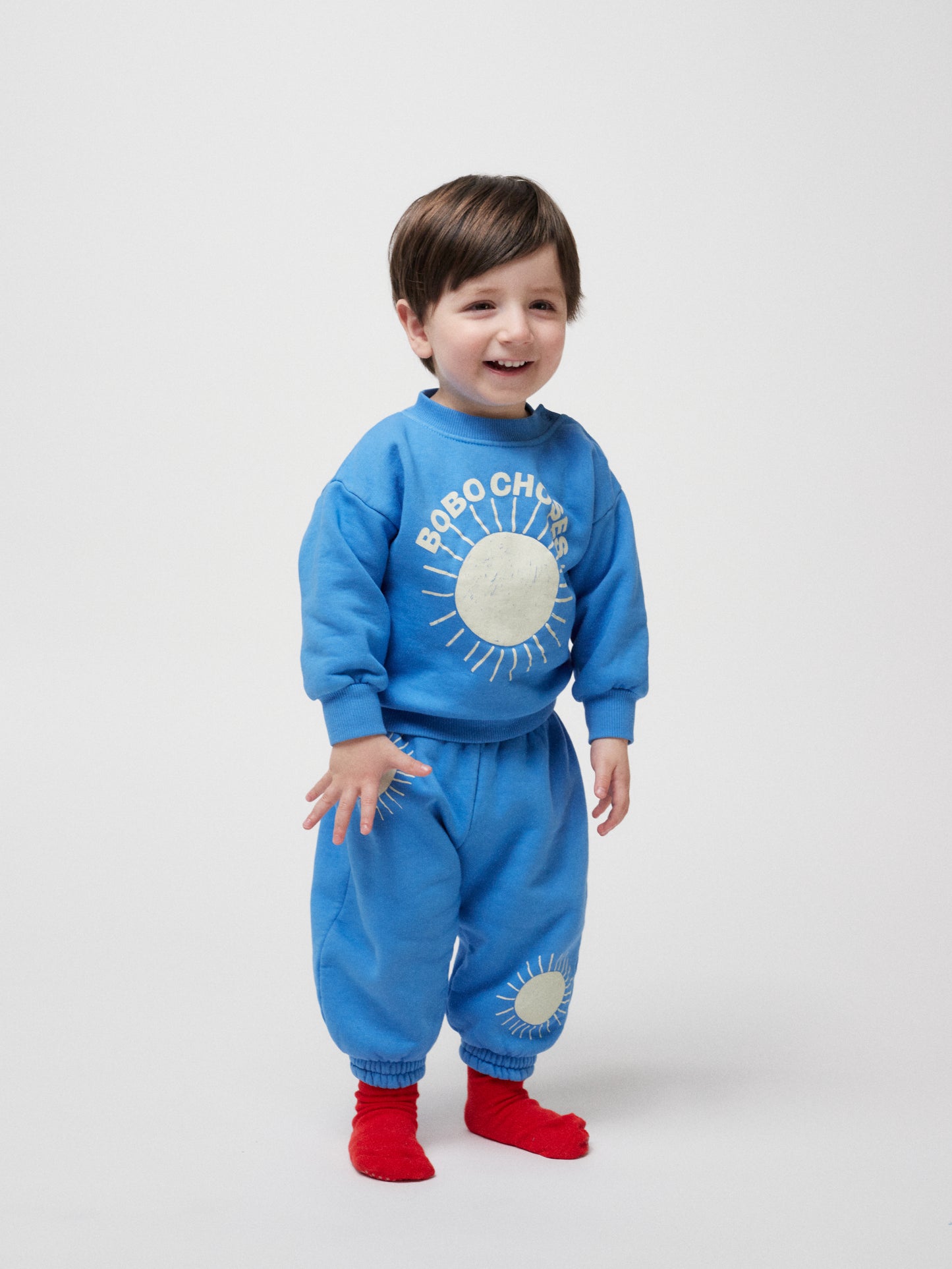 Bobo Choses Sun turquoise sweatshirt
