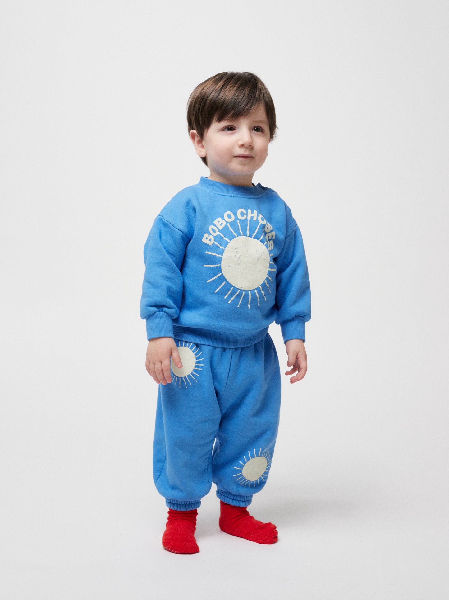 Bobo Choses Sun turquoise sweatshirt