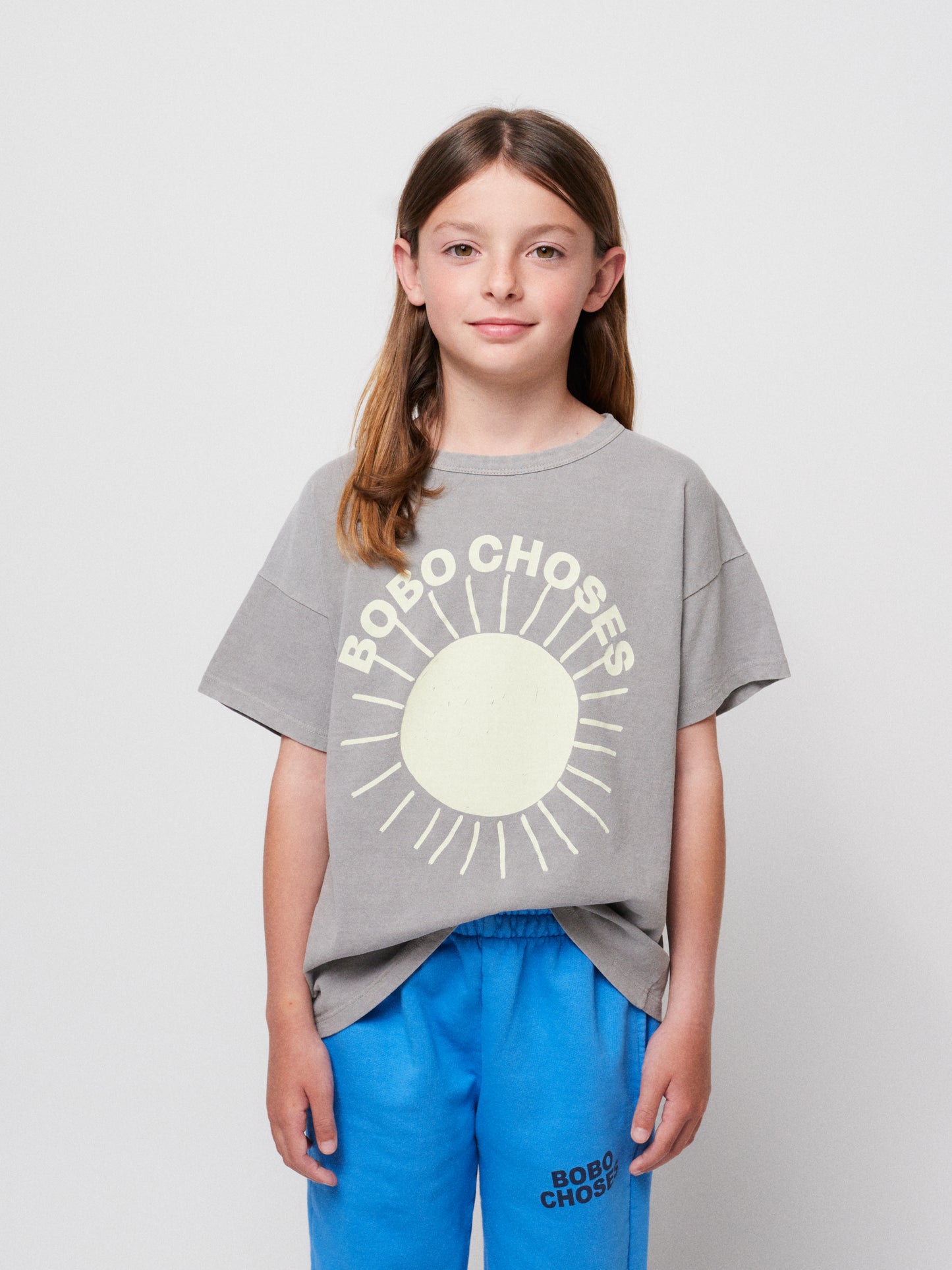 ボボショーズグレーTシャツ