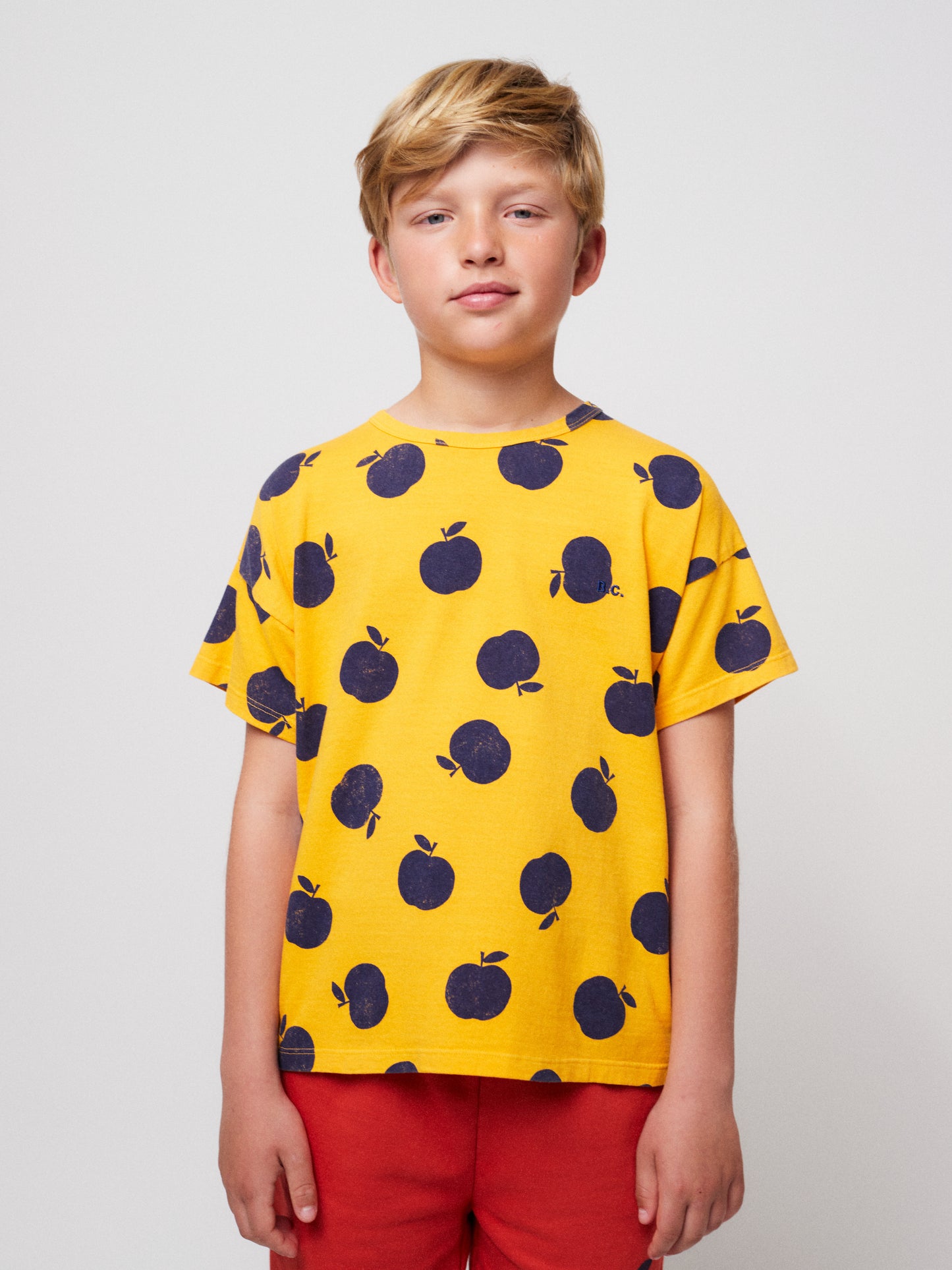 Poma all over yellow T-shirt