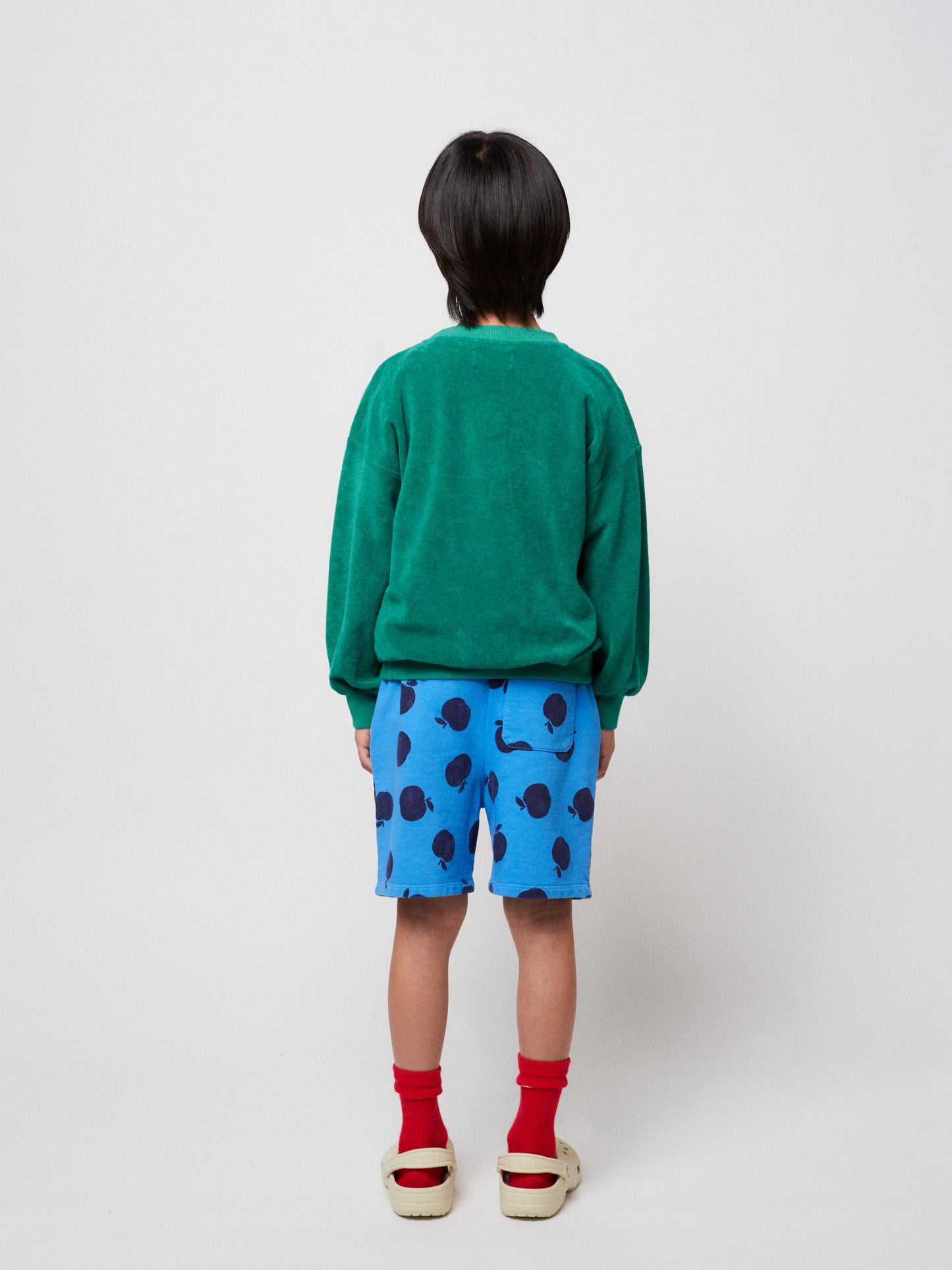 Bobo Choses green terry sweatshirt