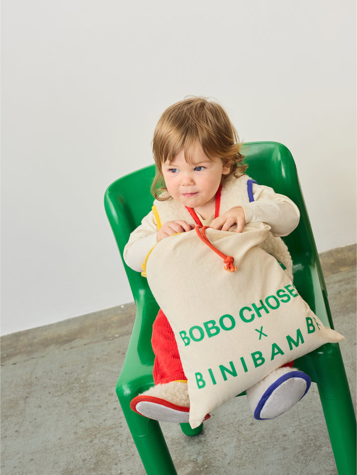 Bobo Choses x Binibamba snuggle vest