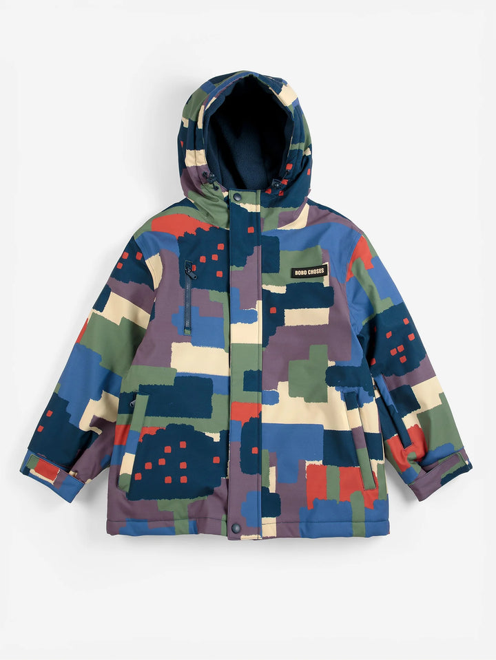 Paint Forest all over ski anorak