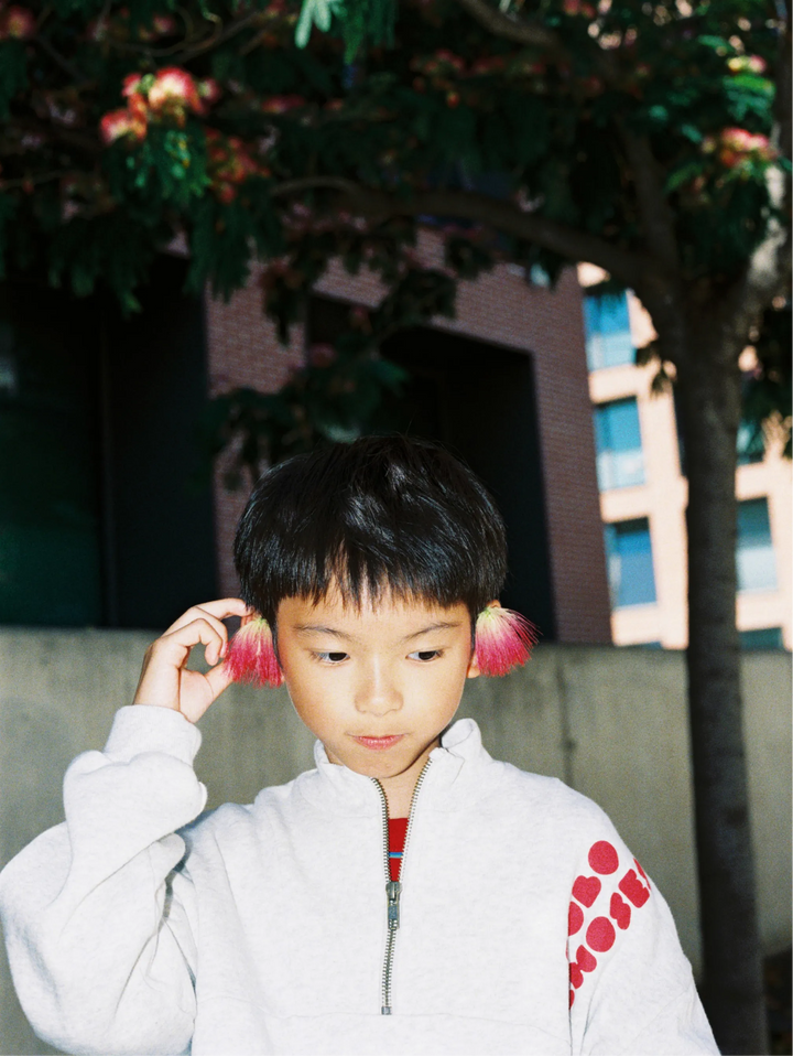 Bobo Choses Bolder ハーフジップスウェットシャツ