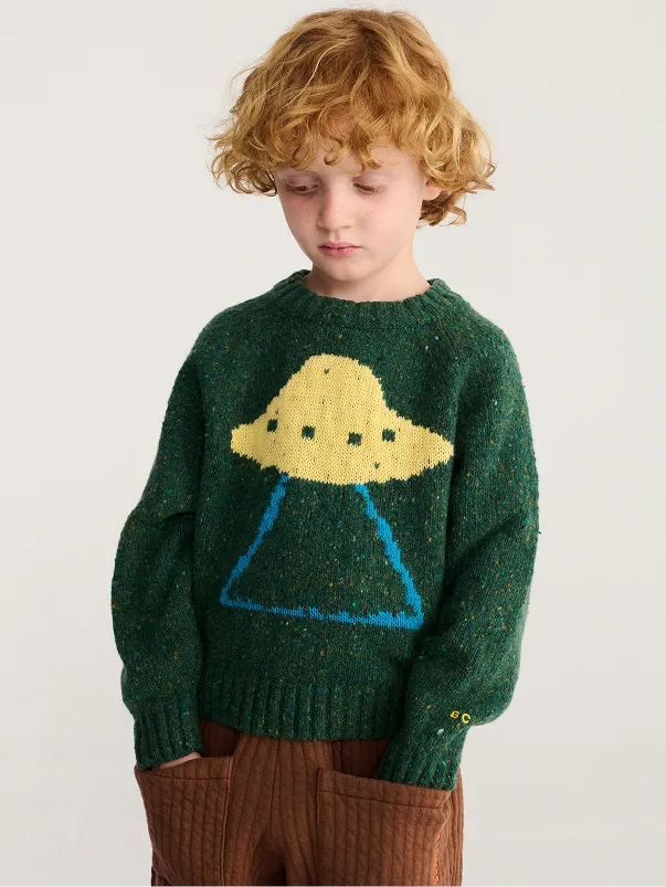 Pixel Abduction jacquard jumper
