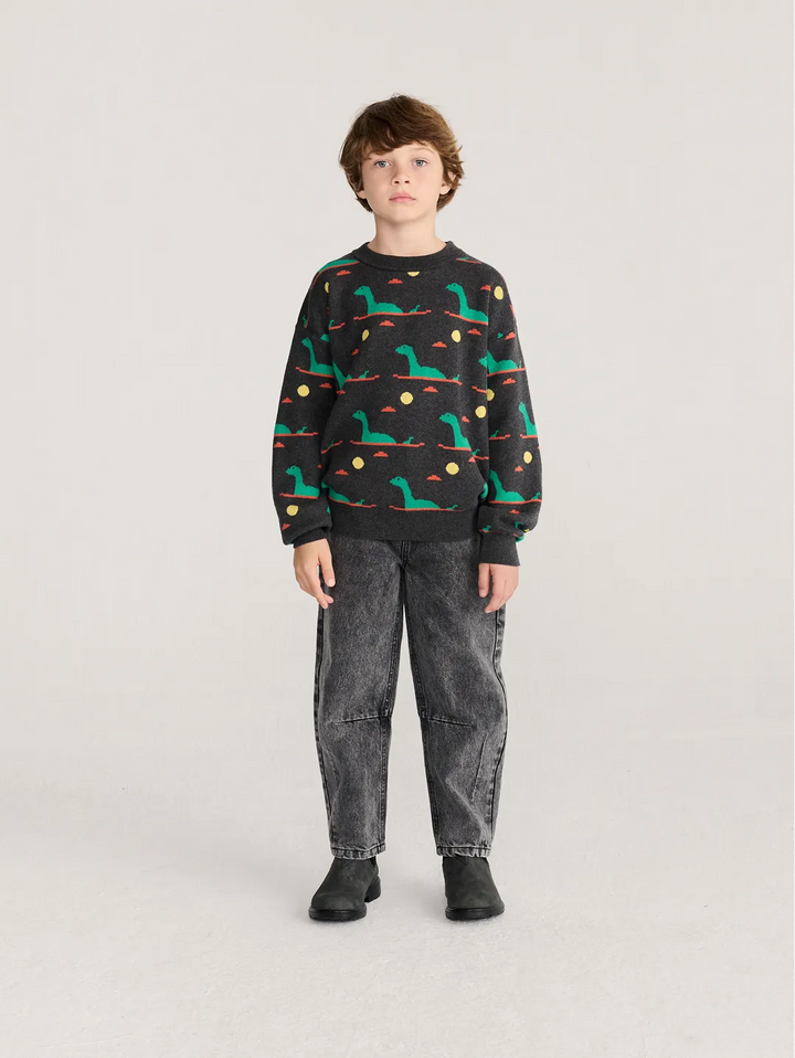 Lake Monster all over jacquard jumper