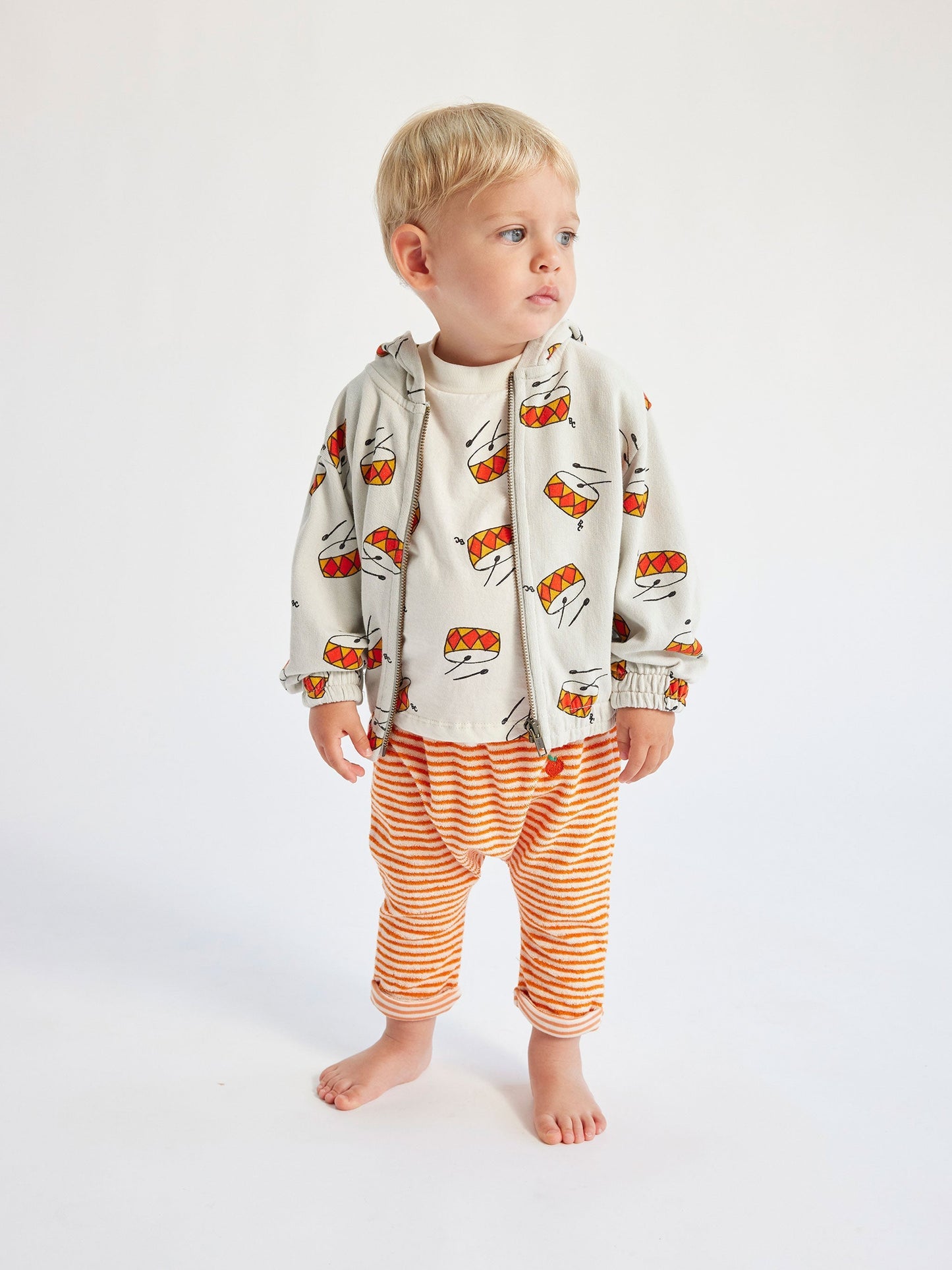 Play the Drum zipped hoodie