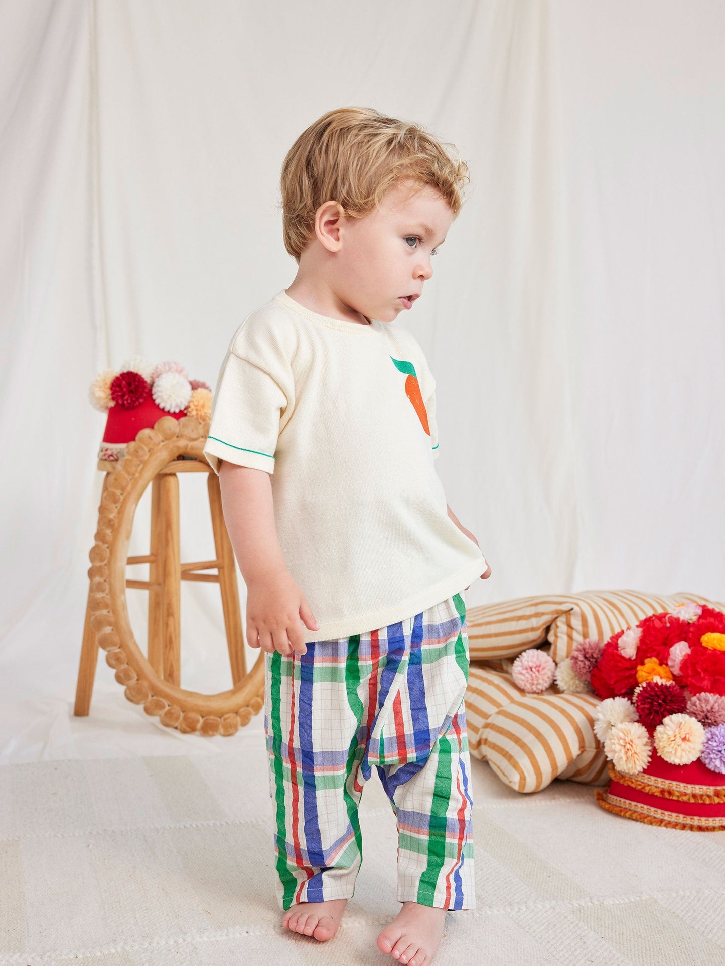 Tomato knitted t-shirt