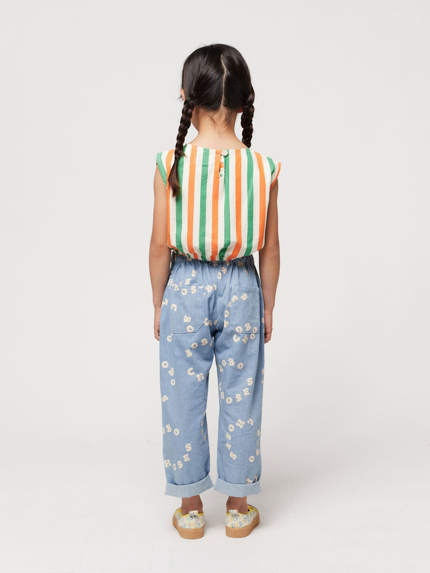 Vertical Stripes woven top