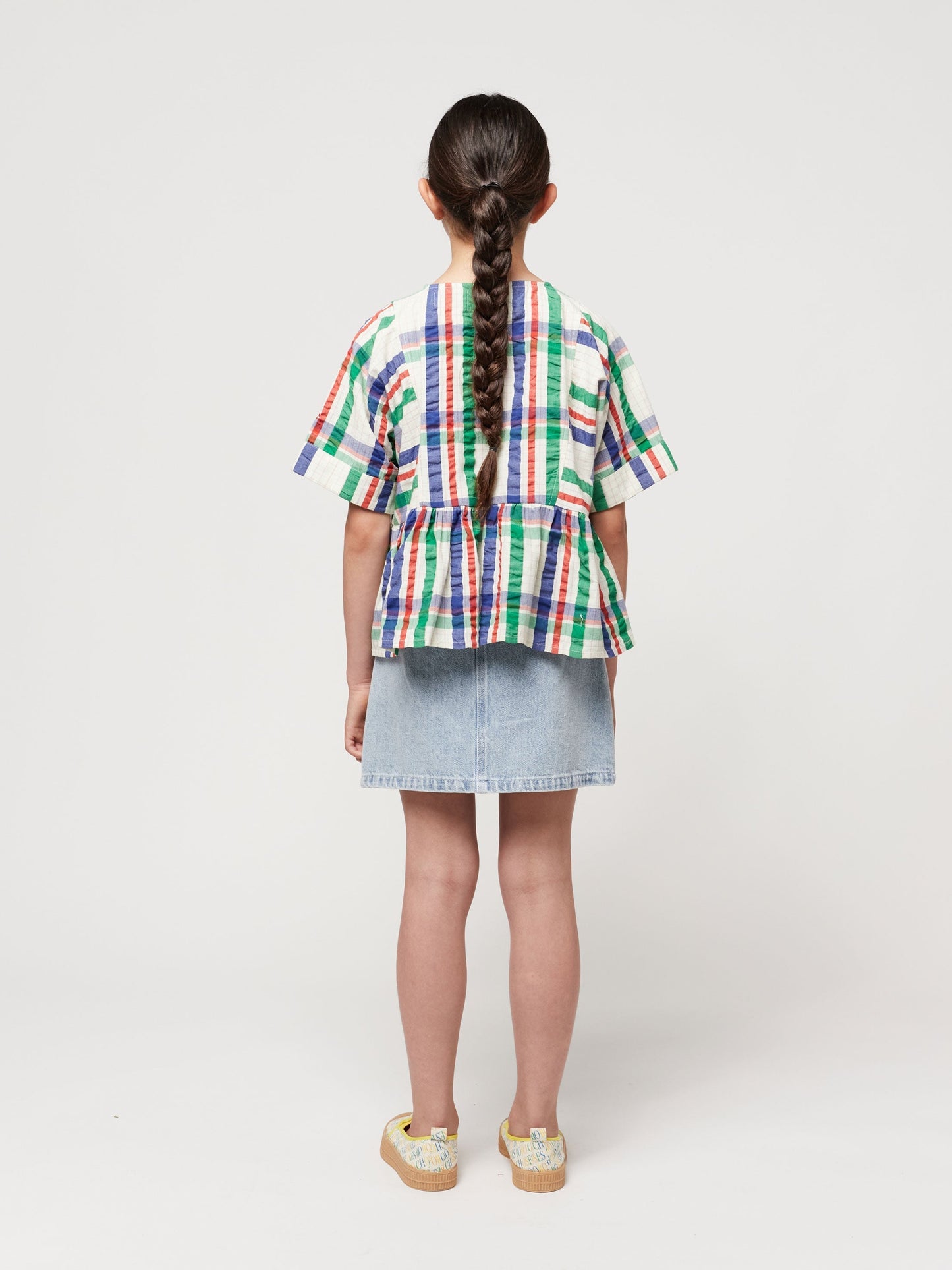Madras Checks woven top