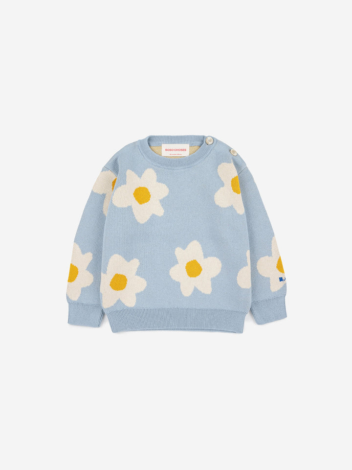 Baby Big Flower all over jumper