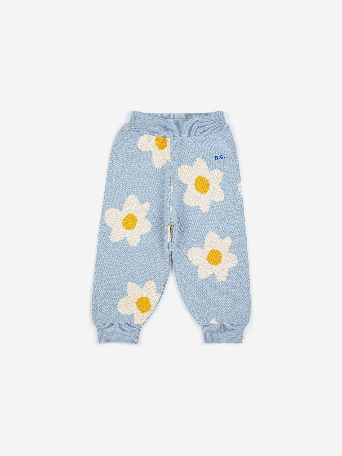 Baby Big Flower all over knitted pants