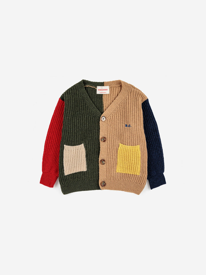 Baby Color Block cardigan