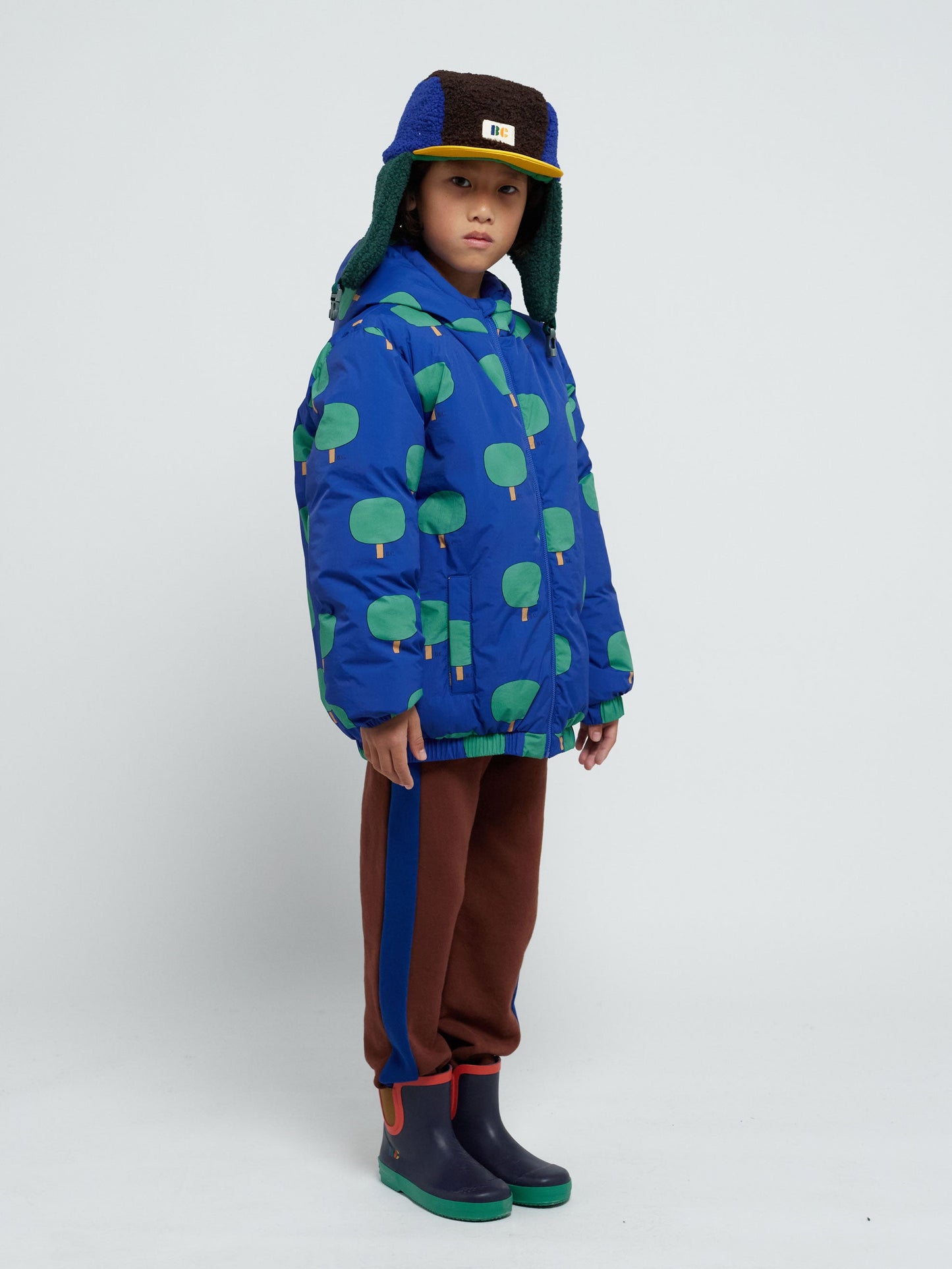 Green Tree all over anorak