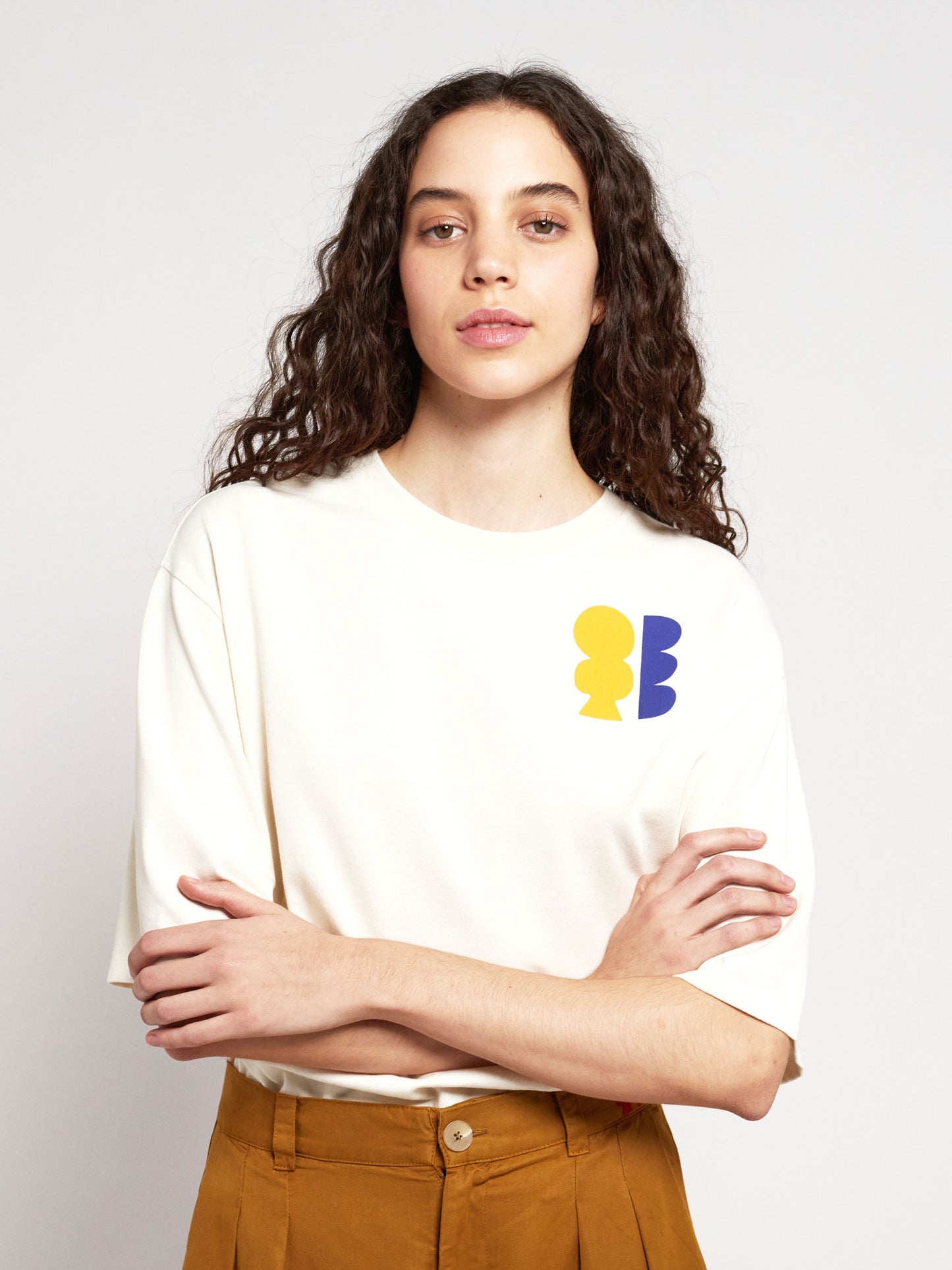 Mixed mold boxy T-shirt