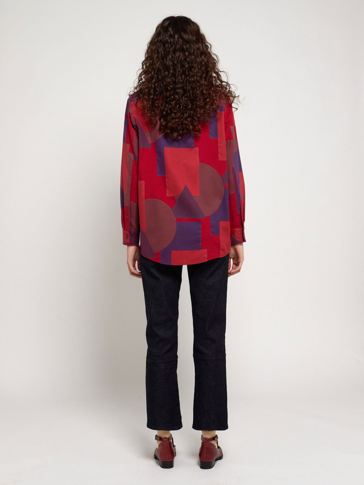 Geometric all over long shirt