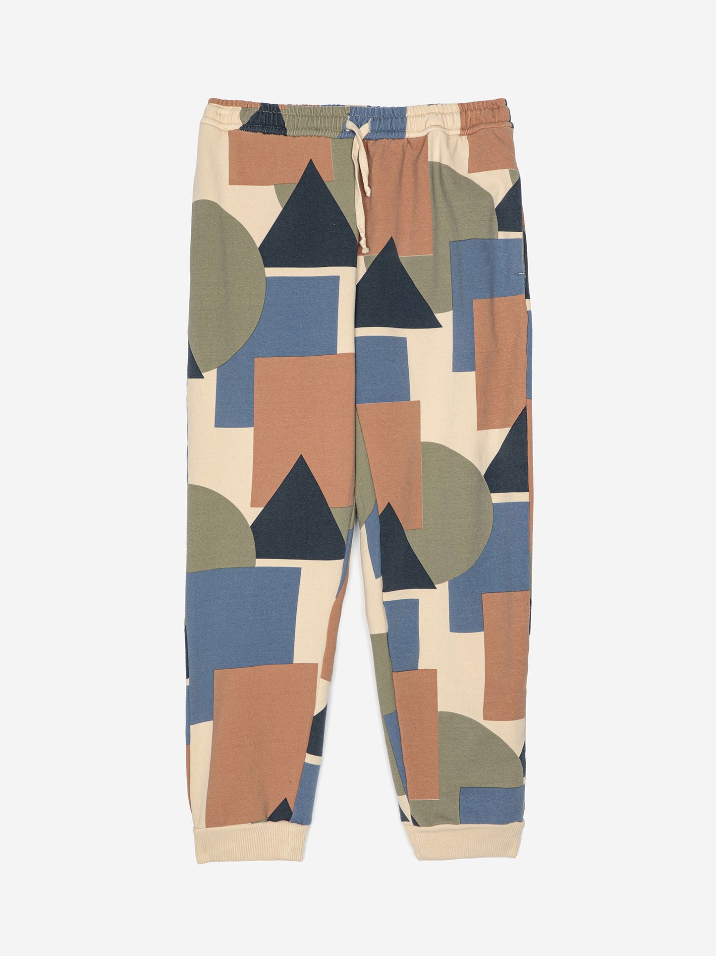 Geometric all over jogger pants