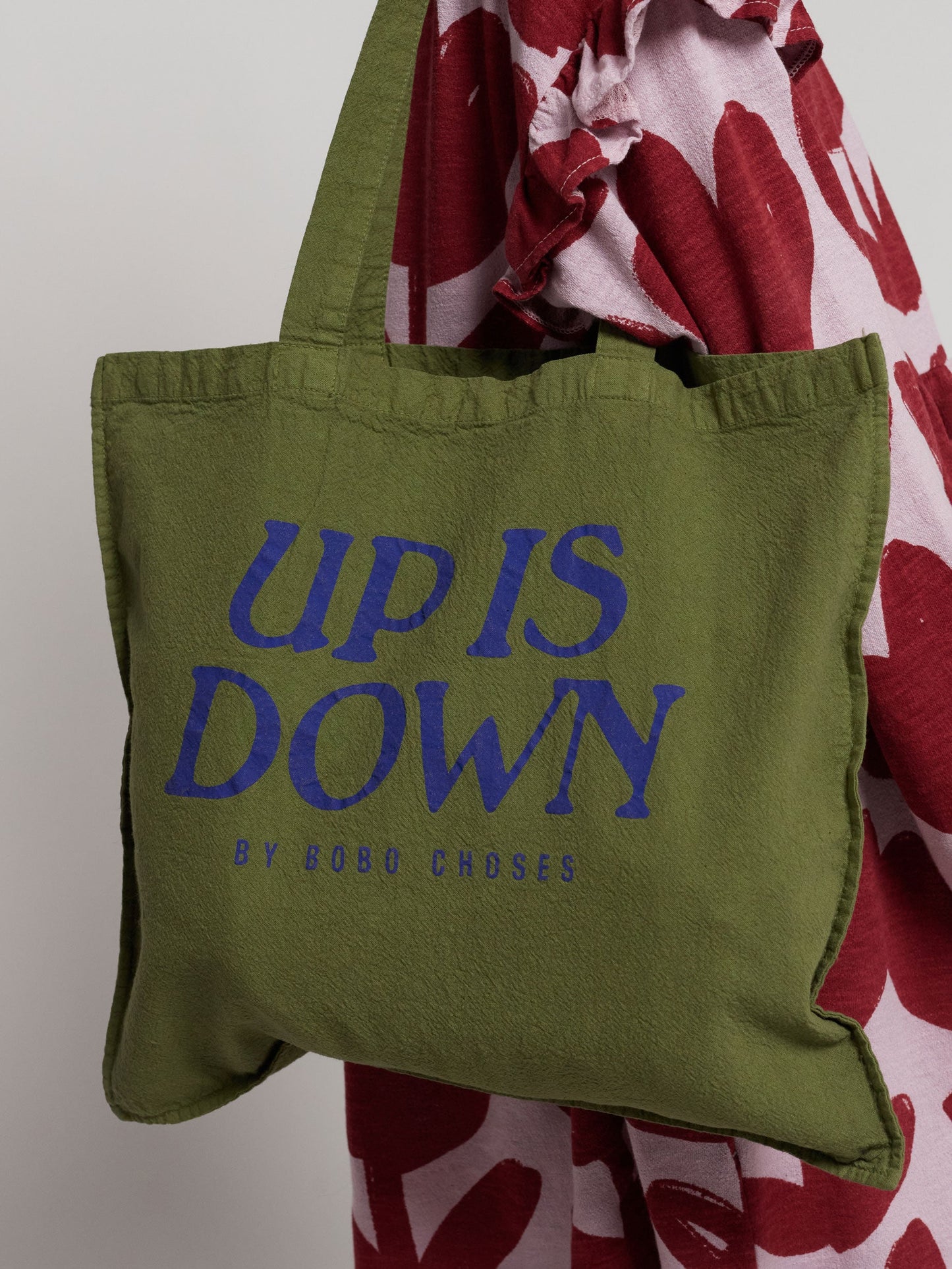 FREE Up Is Down green totebag