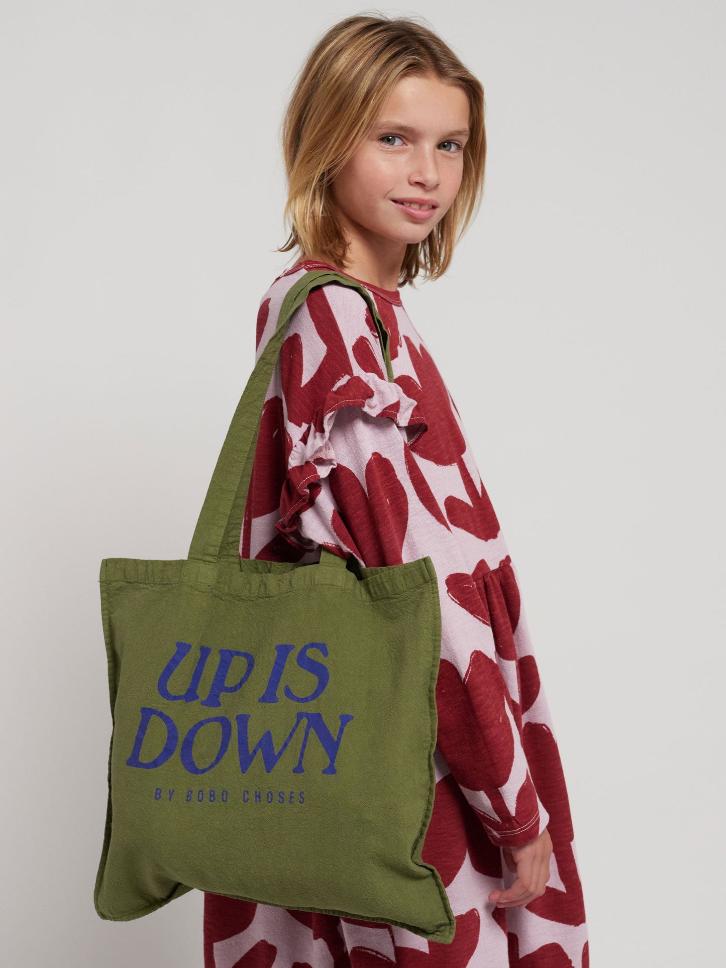 FREE Up Is Down green totebag