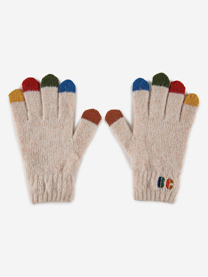 BC Colored Fingers knitted gloves