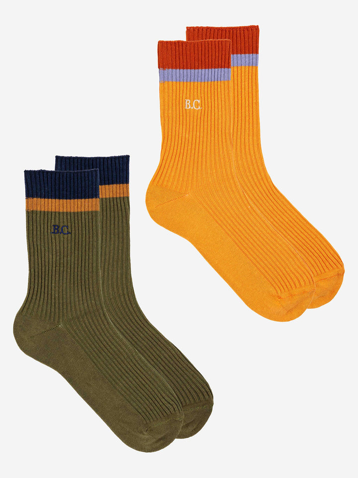 Multicolour short socks pack