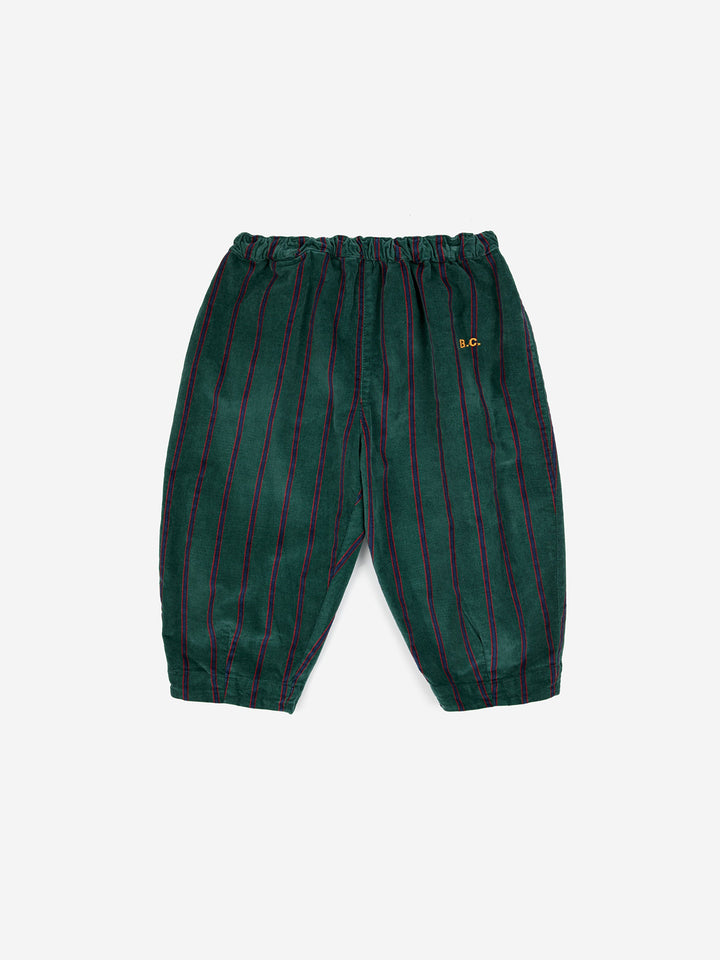 B.C Striped velvet pants