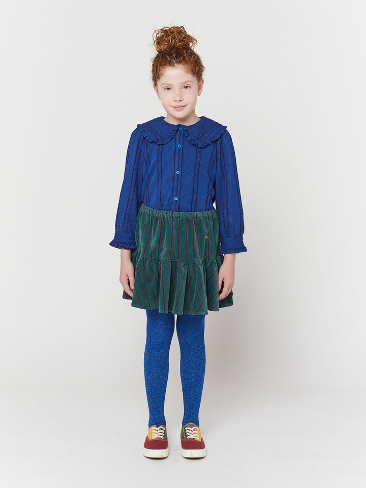 B.C striped ruffle skirt