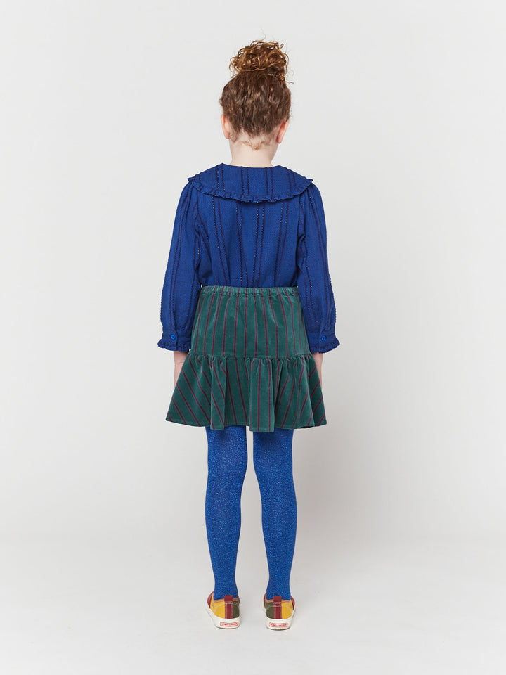 B.C striped ruffle skirt