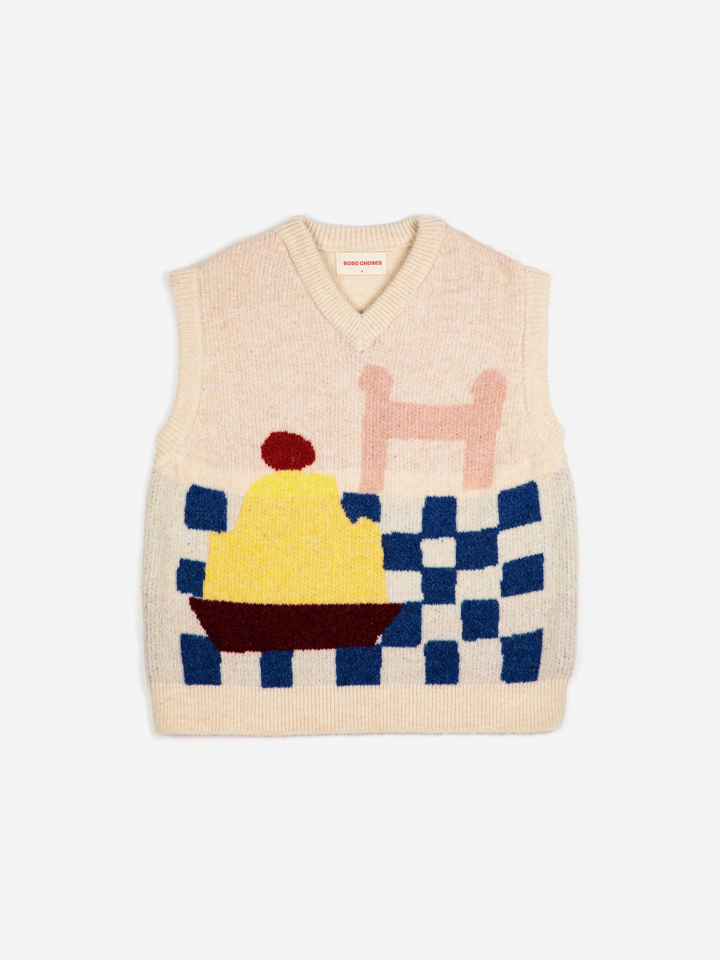 Yummy cake knitted vest