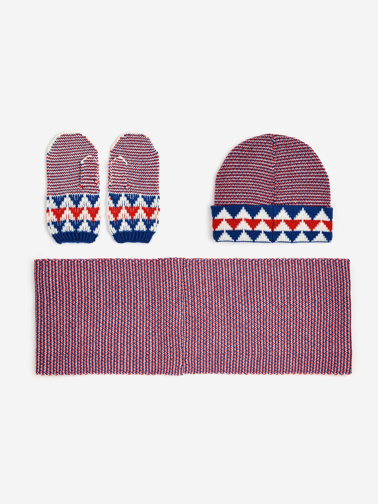 Blue Knitted Set