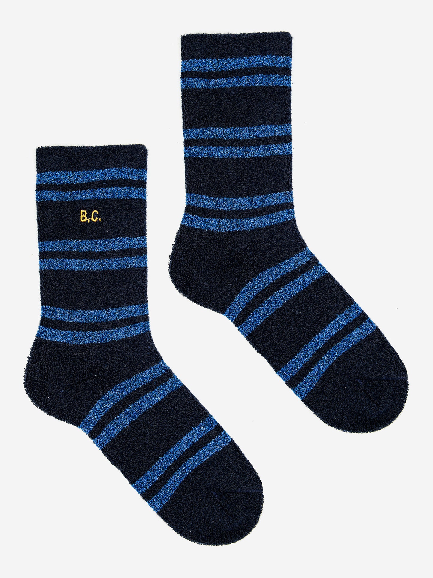 Striped lurex chunky socks