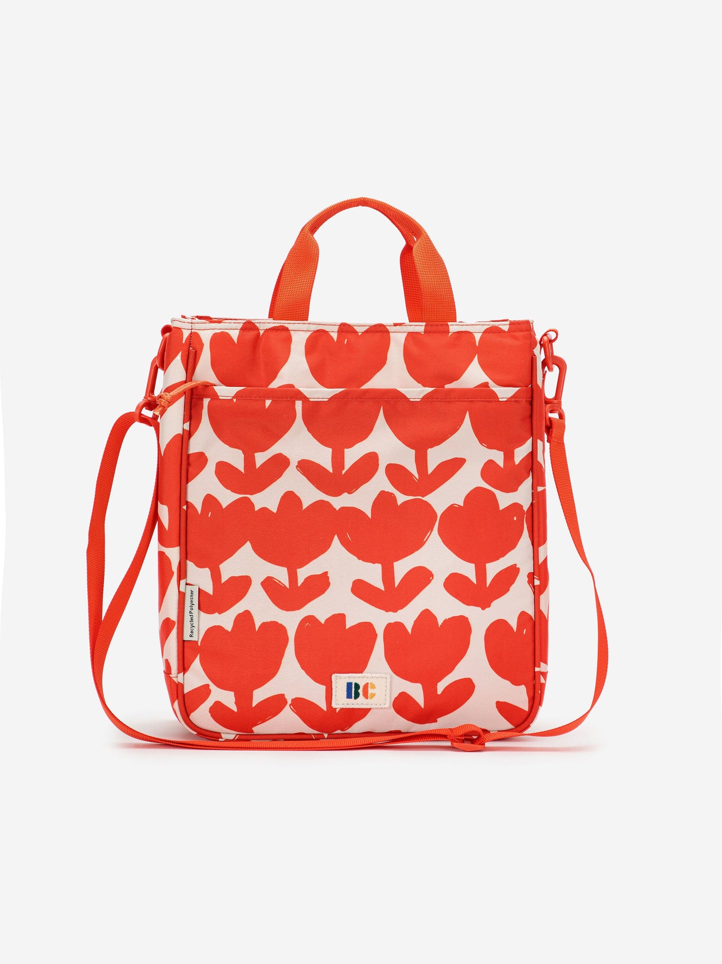 Retro Flowers Red shoes bag