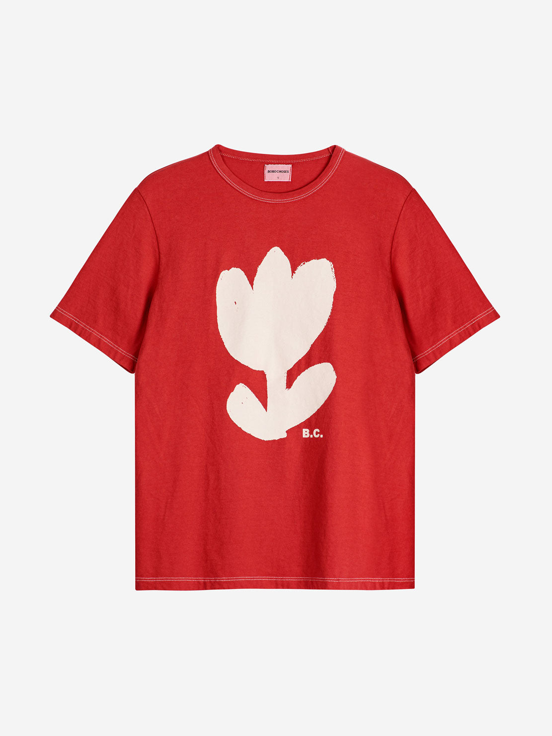 Retro Flower red T-shirt