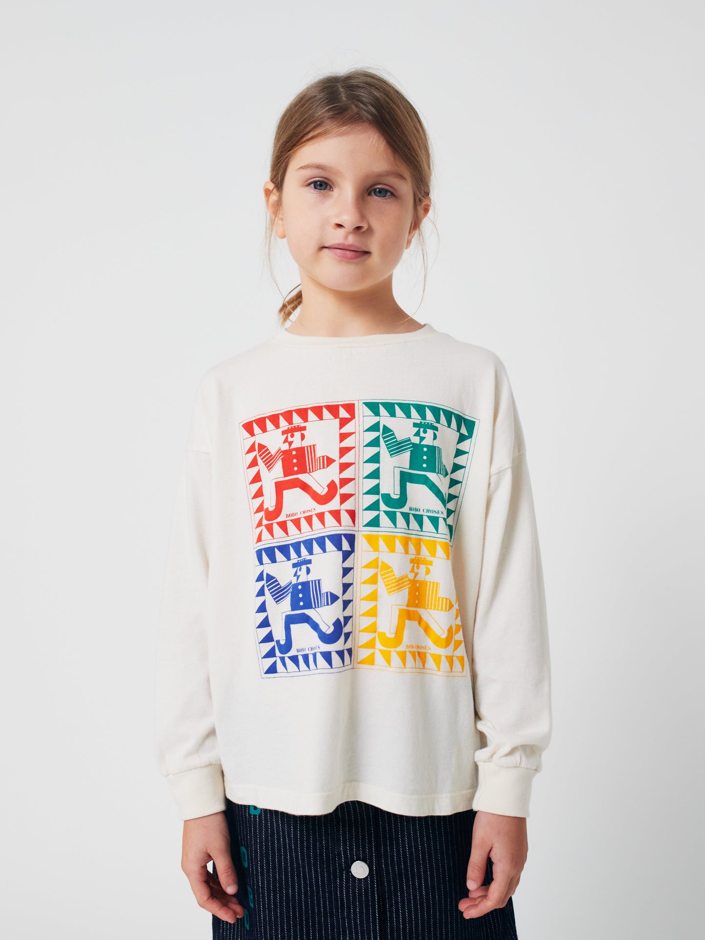 Rainbow Mr Pencil Tシャツ
