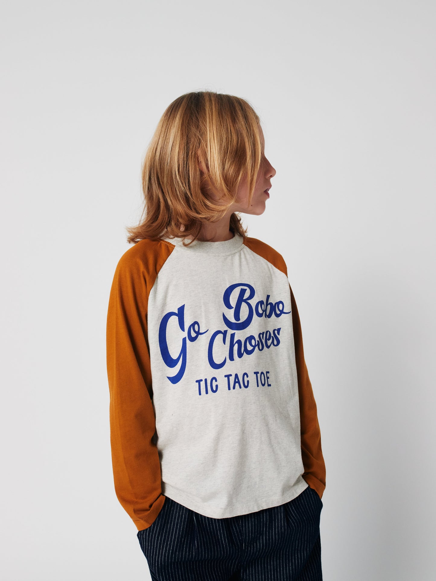 Go Bobo ラグランスリーブTシャツ