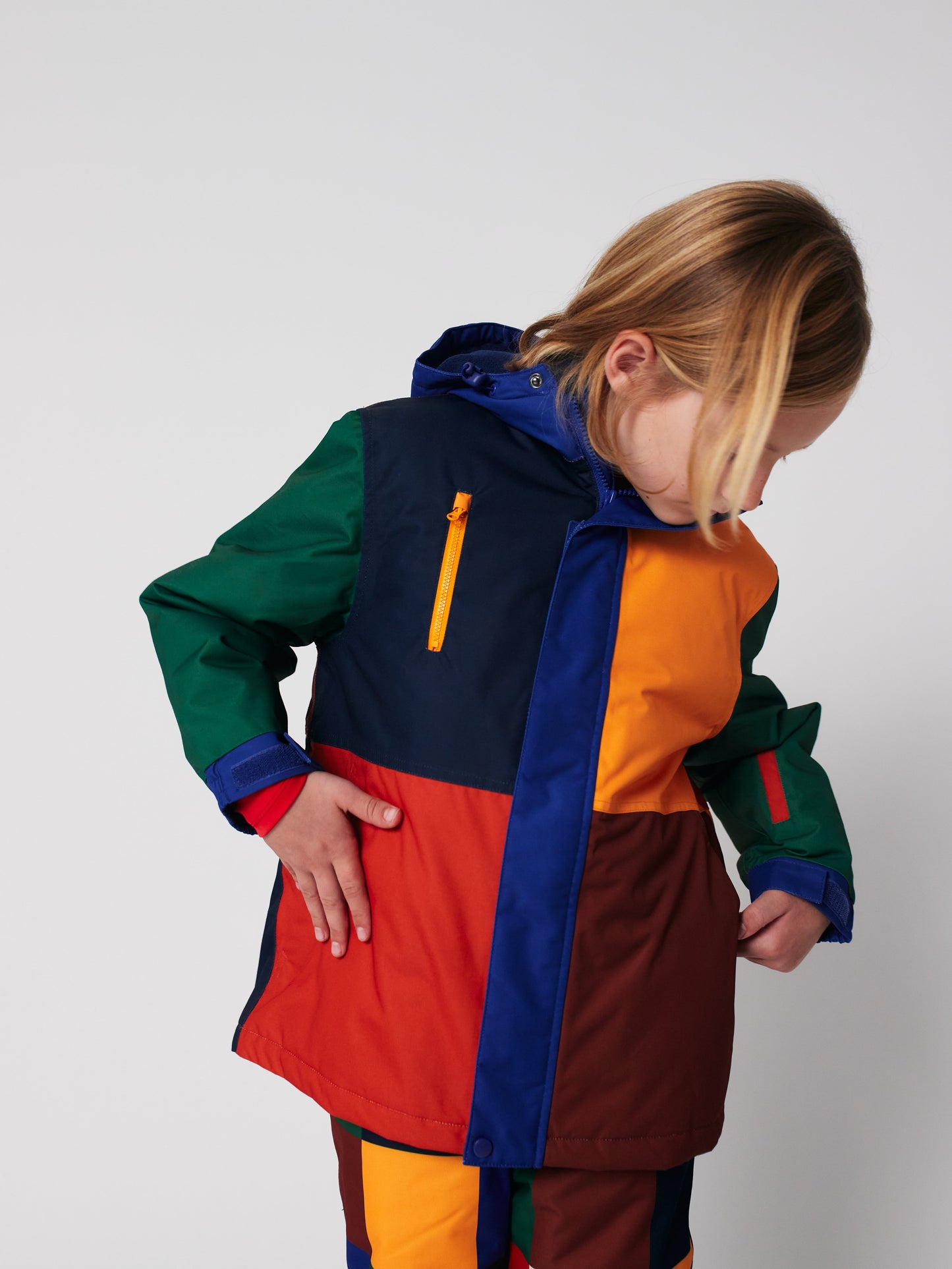 Bobo Choses カラーブロックスキーアノラック