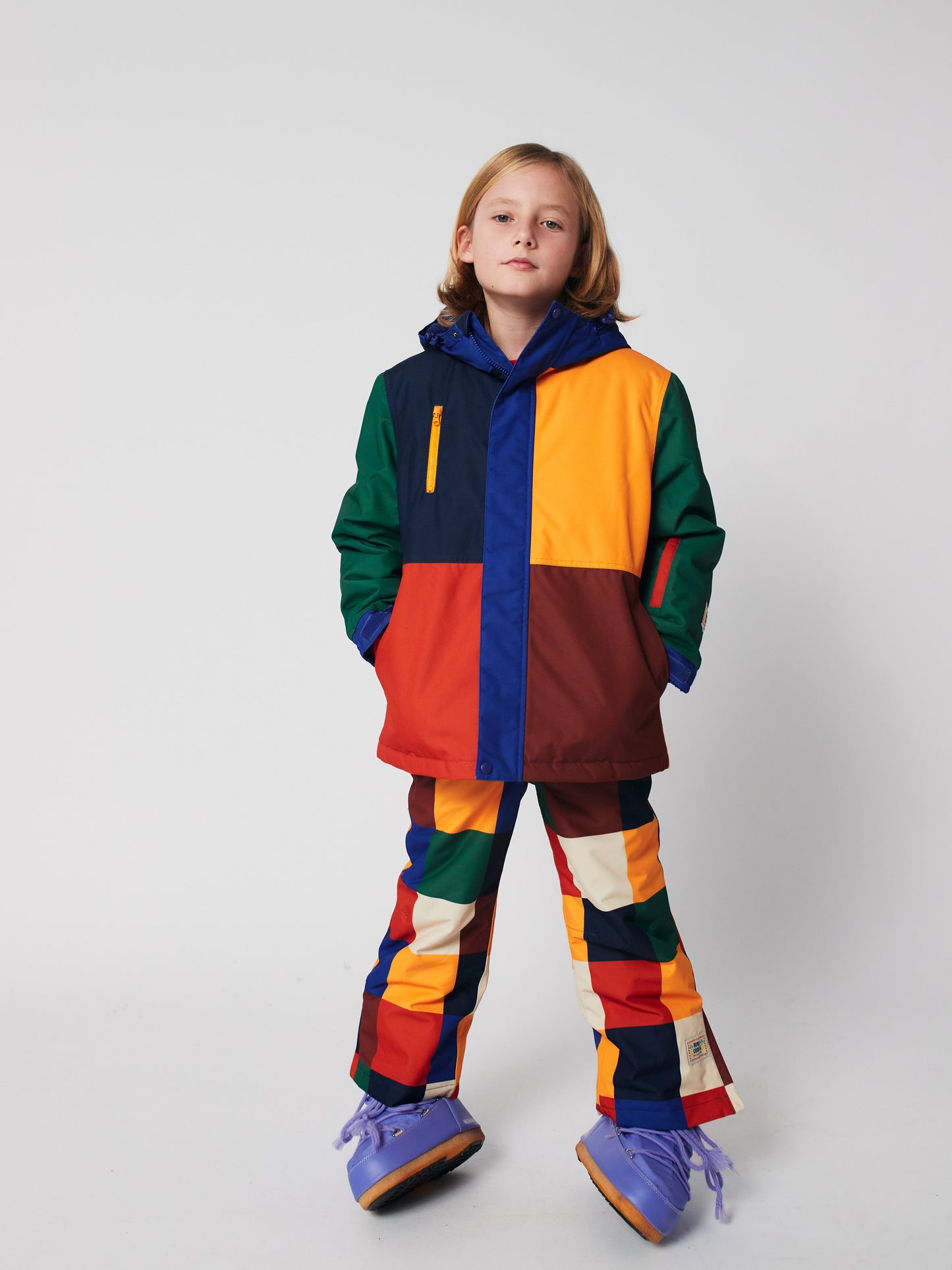 Bobo Choses カラーブロックスキーアノラック