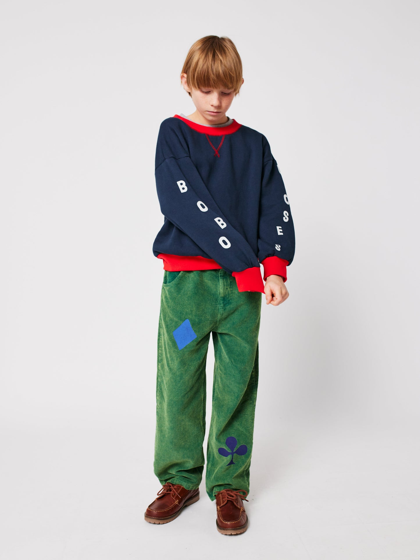 Bobo Choses カラーブロックスウェットシャツ