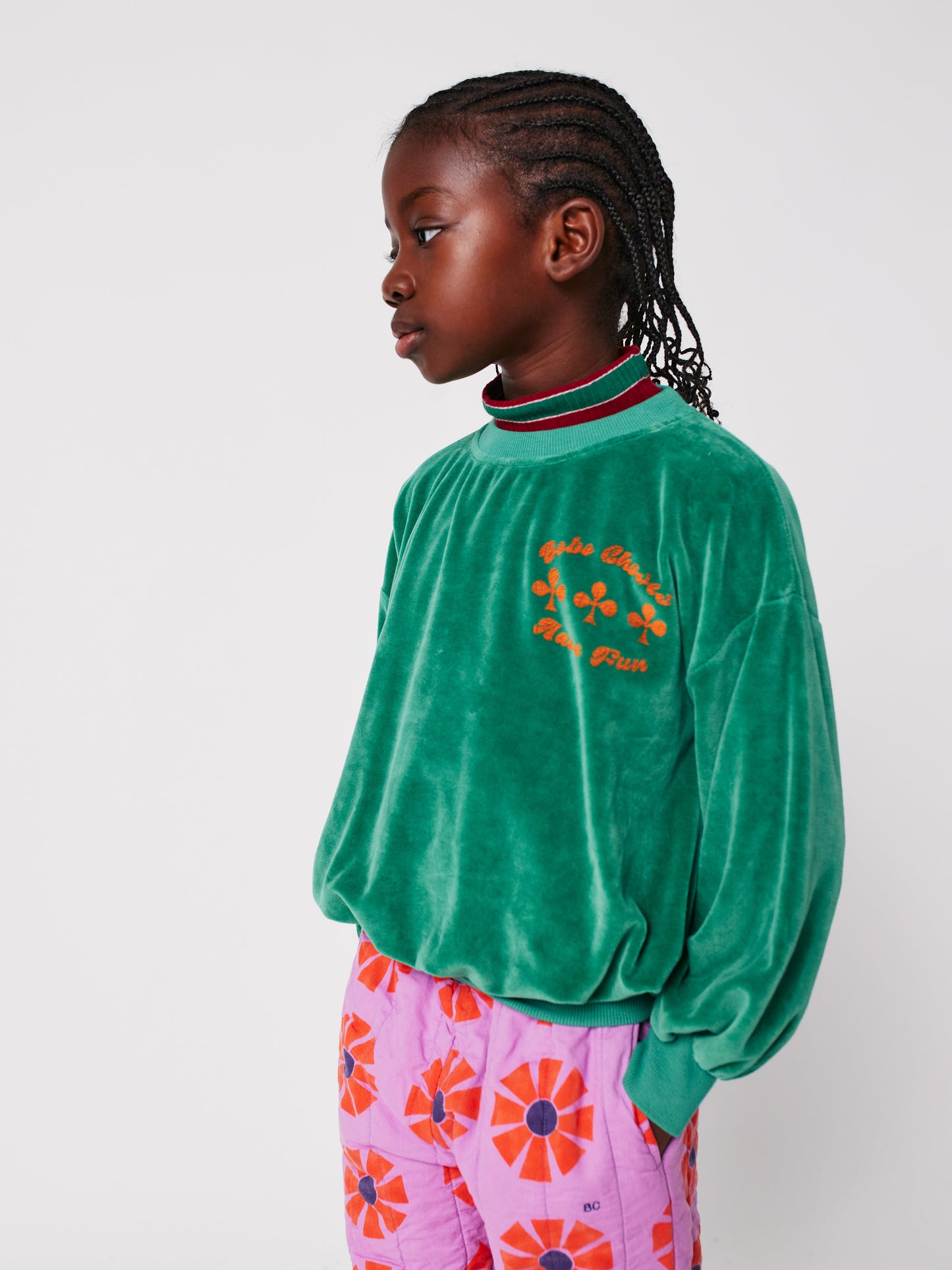 Have Fun velvet sweatshirt