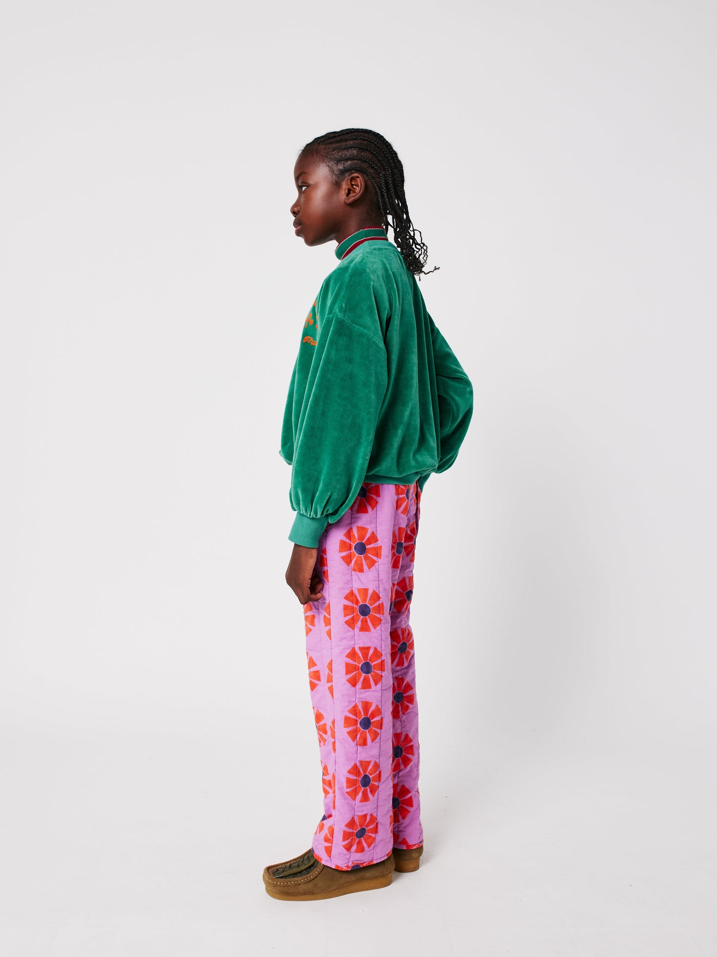 Kaleidoscope all over quilted pants