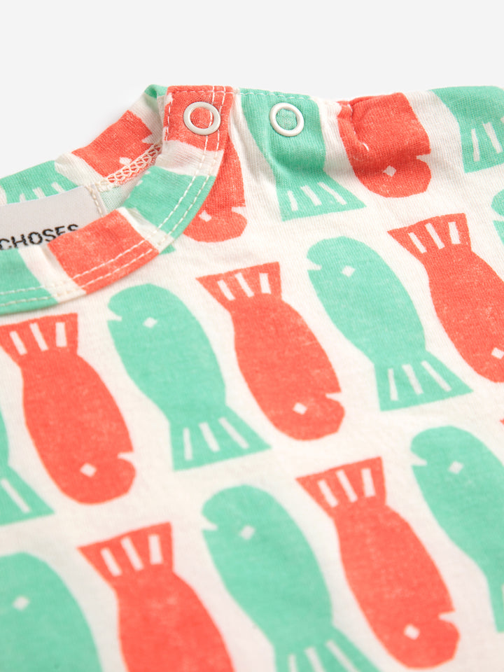 ラッキーフィッシュ全面Tシャツ