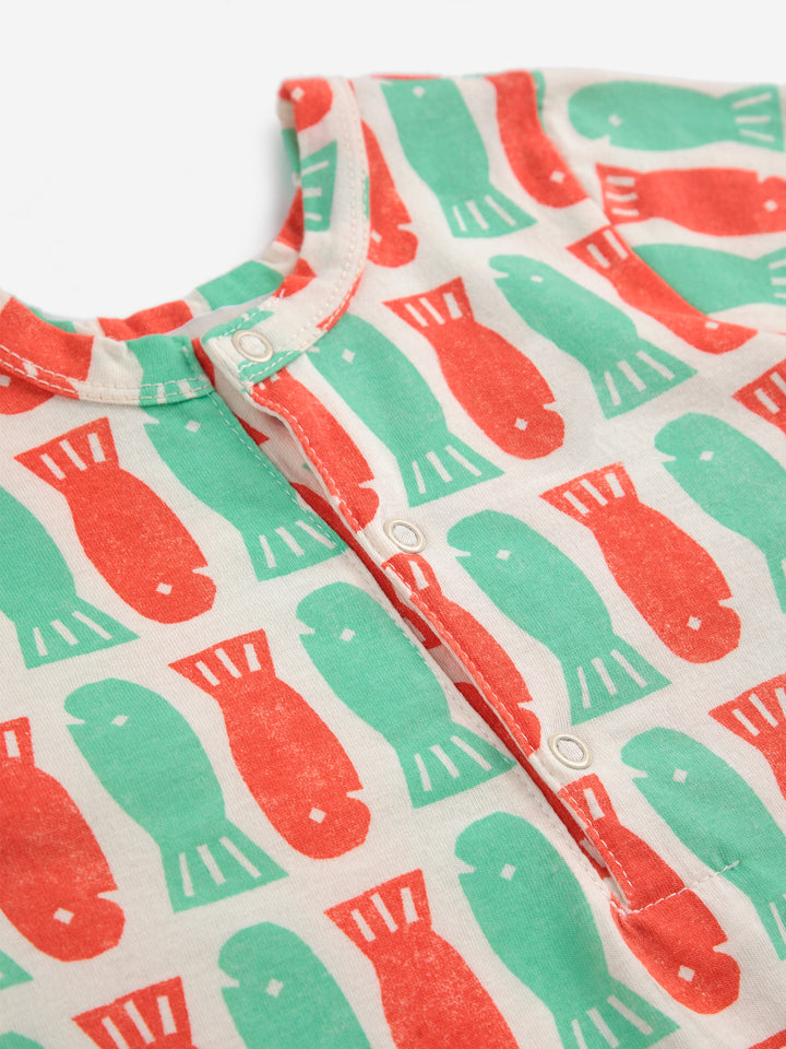 Lucky Fish all over playsuit