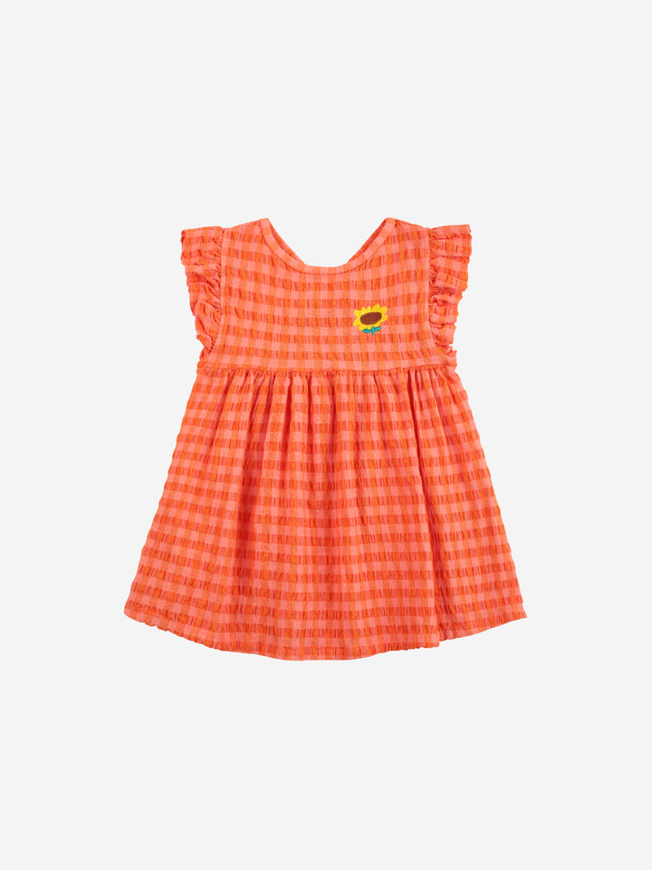 Vichy woven dress