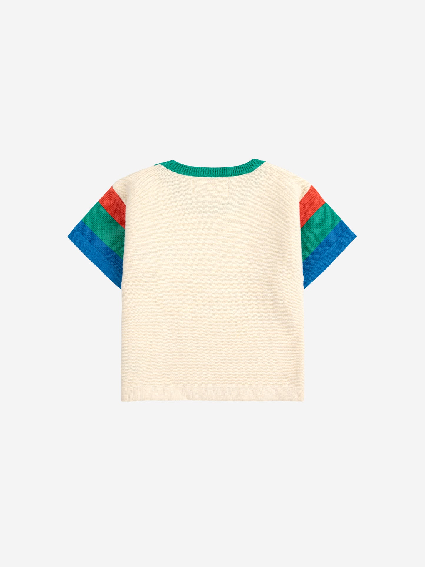 Color block knitted T shirt