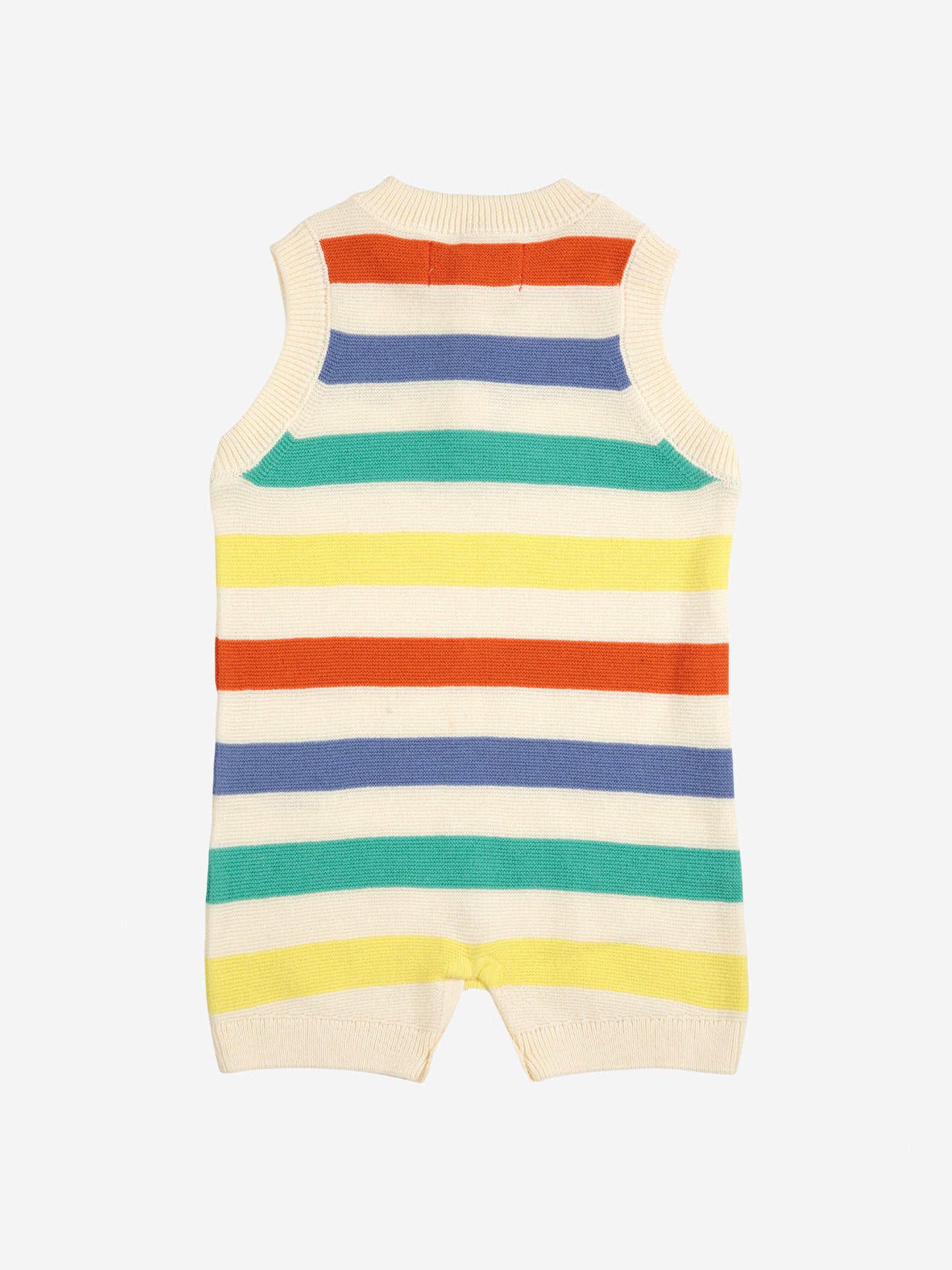 Multicolor Striped knitted playsuit