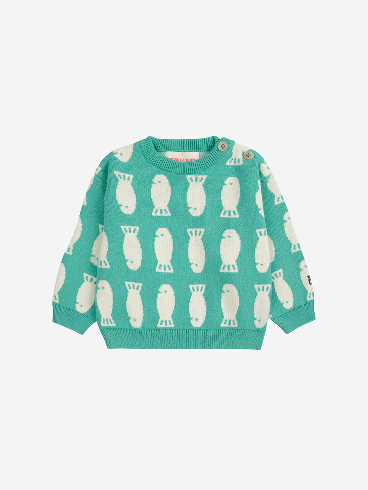 Lucky Fish jacquard jumper