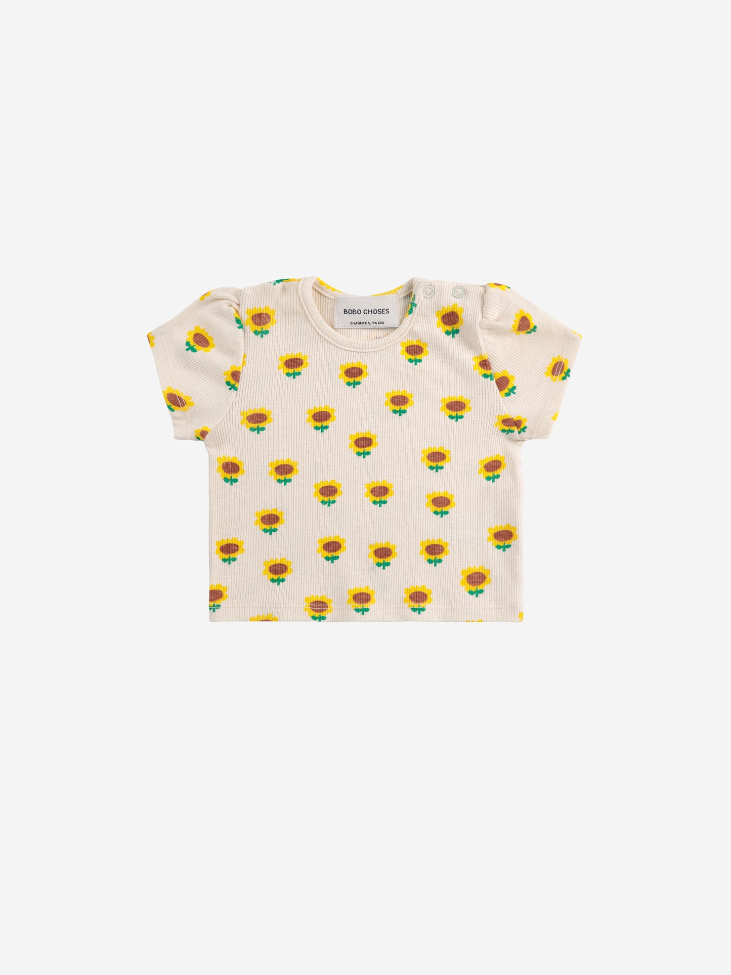 Sunflower all over balloon sleeve T Shirt